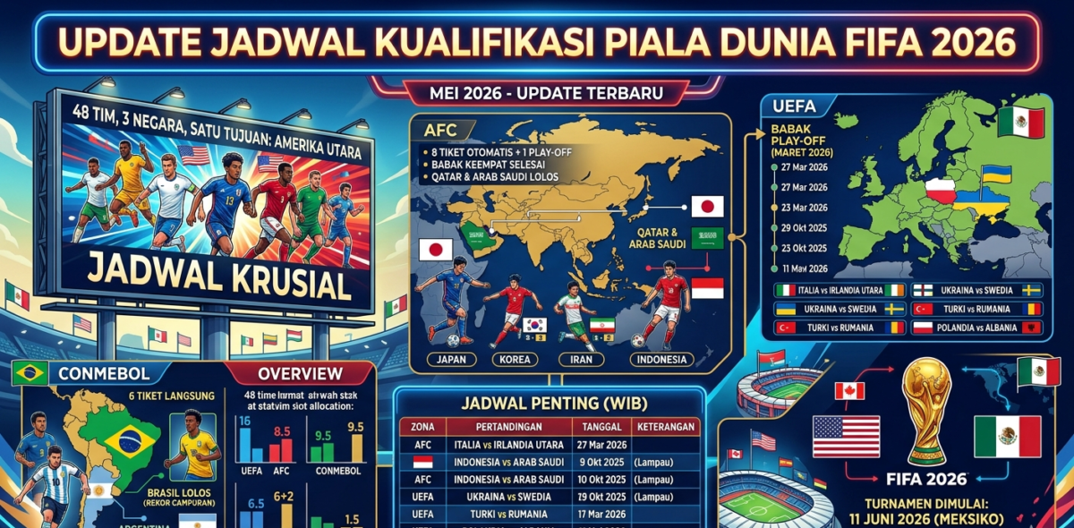 Jadwal Kualifikasi Piala Dunia 2026