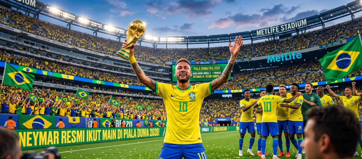 Neymar Ikut Main di Piala Dunia 2026