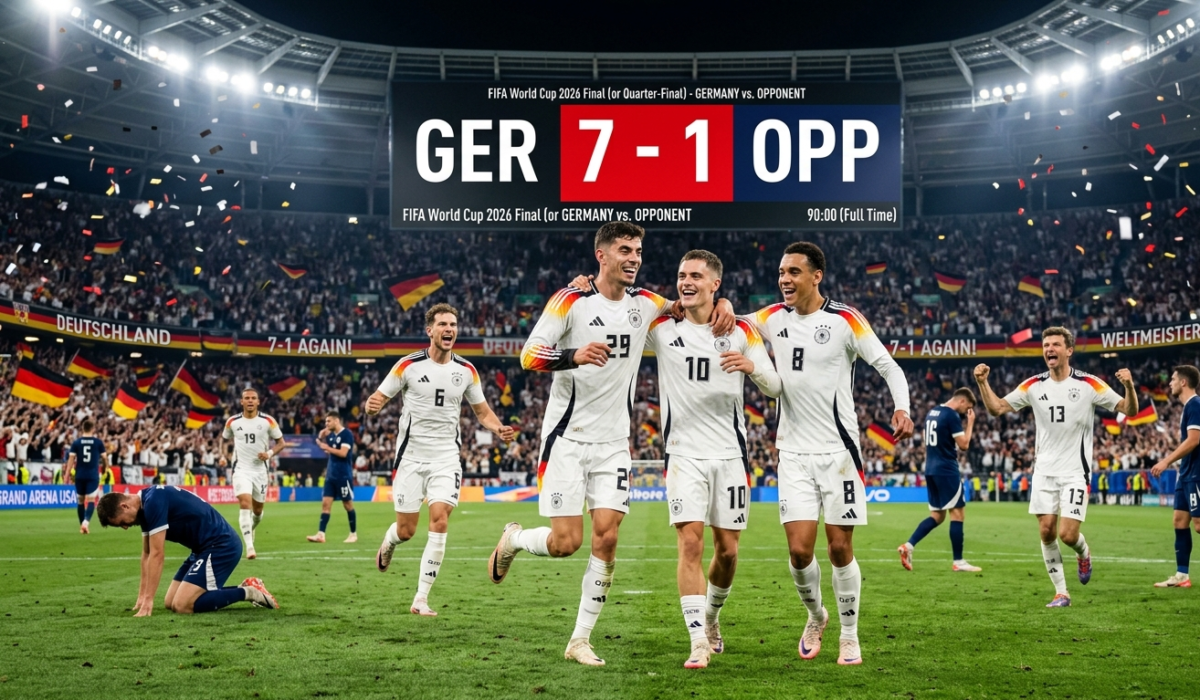 Jerman Menang 7-1